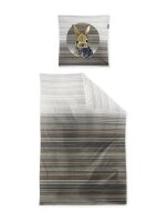 Irisette Flausch-Cotton Bettwäsche Set Zobel 8630 1 Deckenbezug 135x200 cm + 1 Kissenbezug 80x80 cm natur