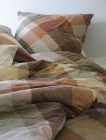 Irisette Flausch-Cotton Bettwäsche Set Zobel 8631 1 Deckenbezug 155x220 cm + 1 Kissenbezug 80x80 cm bunt