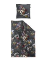 Irisette Flausch-Cotton Bettwäsche Set Zobel 8633 1 Deckenbezug 140x200 cm + 1 Kissenbezug 90x70 cm grau