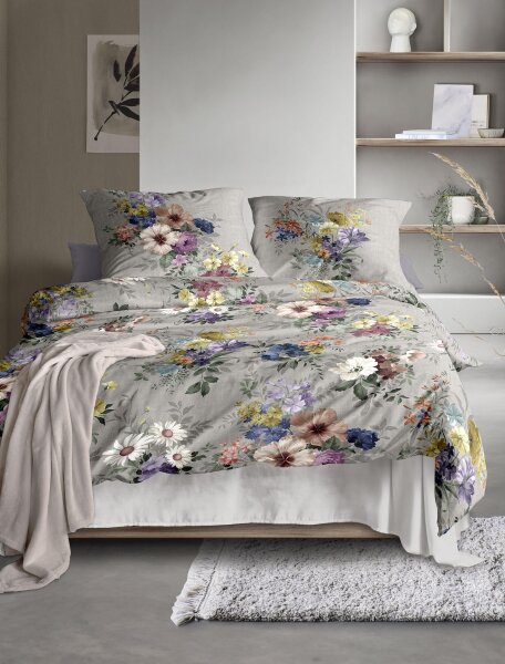 Irisette Flausch-Cotton Bettwäsche Set Zobel 8633 1 Deckenbezug 140x200 cm + 1 Kissenbezug 90x70 cm rosa