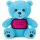 Squid Game Plüschbär Kuscheltier Plüschtier 25 cm Stofftier blau rosa Figur Geschenk