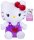 Kuschelige Hello Kitty Plüschfigur im lila Kleid ca. 23 cm