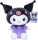 Kuschelige Hello Kitty Plüschfigur im lila Kleid ca. 23 cm