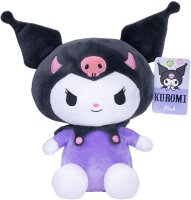 Hello Kitty Kuromi Plüschtier schwarz-lila Outfit...