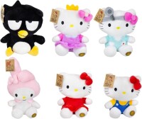 Hello Kitty My Melody Plüschfigur 27 cm rosa mit Kapuze
