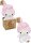 Hello Kitty My Melody Plüschfigur 27 cm rosa mit Kapuze