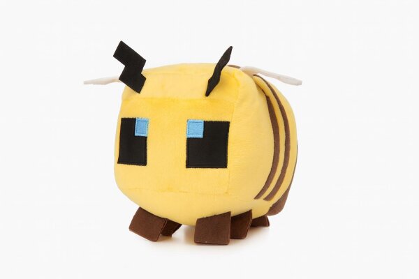 Minecraft Plüschtier Biene 15cm gelb-braun mit Flügeln