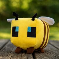 Minecraft Plüschtier Biene 15cm gelb-braun mit...
