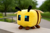 Minecraft Plüschtier Biene 15cm gelb-braun mit Flügeln