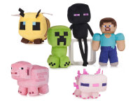 Minecraft Plüschtier Biene 15cm gelb-braun mit Flügeln
