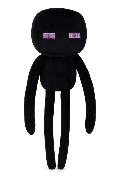 Minecraft Plüschtier Enderman 35 cm schwarz mit lila Augen