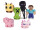 Minecraft Plüschtier Stofftier Kuschel Steve 30 cm Spielerfigur blau