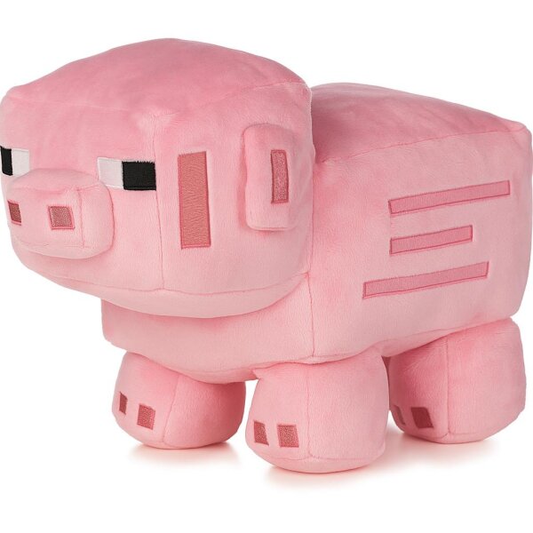 Minecraft Plüschtier Stofftier Kuschel Schwein 25 cm rosa Figur
