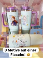 Frozen Elsa Thermobecher Edelstahl 900 ml mit Griff &...