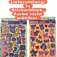 Lilo&Stitch Bubble Sticker Aufkleber Buch mit Angel,...