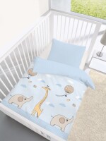 Dobnig Biber Kinderbettwäsche 2-teilig 100x135cm...