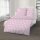 Dobnig Renforcé Kinderbettwäsche  2tlg. 135x200 cm Sterne rosa