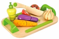 Eichhorn Kaufladen Holz-Spielset 12-tlg. Schneideobst und...