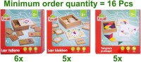 Playland Holz Lernspiel Set Uhr Fördert spielerisch...