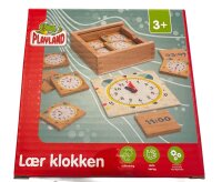 Playland Holz Lernspiel Set Uhr Fördert spielerisch Feinmotorik
