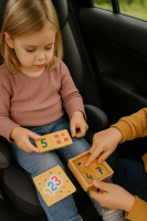 Playland Holz Lernspiel Set – Zahlen, Domino