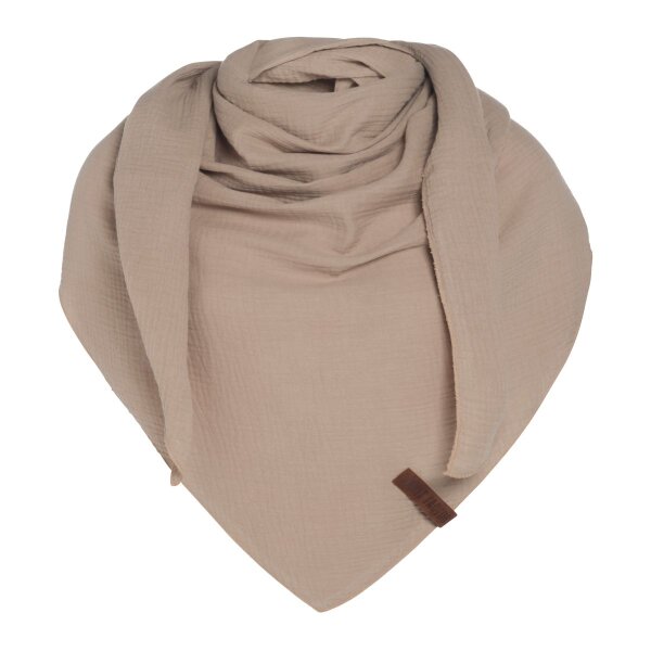 Knit Factory Liv Dreieckstuch Leinen 190x85 cm