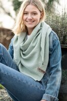 Knit Factory Liv Dreieckstuch Leinen 190x85 cm