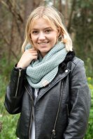 Knit Factory Jamie Loop Schal Urban Green One Size
