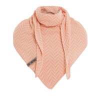 Knit Factory Vera Dreiecksschal Ecru Apricot 190x65 cm...