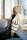 Knit Factory Bibi Lange Strickjacke Beige Schwarz Mit Taschen 36/38 Gestreift