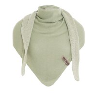 Knit Factory Ella Dreiecksschal Ecru Sage Green One Size Mix