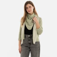 Knit Factory Ella Dreiecksschal Ecru Sage Green One Size Mix