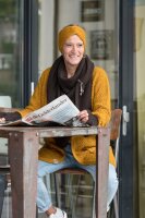 Knit Factory Joy Stirnband Marron One Size