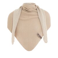Knit Factory Ella Dreiecksschal Ecru Leinen One Size Mix