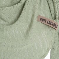 Knit Factory Jose Dreieckstuch Sage Green 190x85 cm...