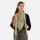 Knit Factory Jose Dreieckstuch Sage Green 190x85 cm Gestreift