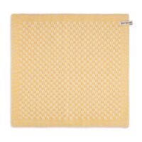Knit Factory Küchentuch Cubes Ecru Gold 50x50 cm...