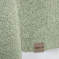 Knit Factory Ella Kurze Strickjacke Sage Green 40/42