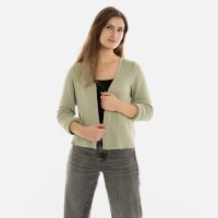 Knit Factory Ella Kurze Strickjacke Sage Green 40/42