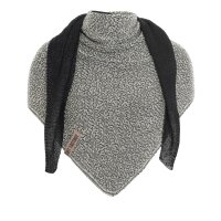 Knit Factory Ella Dreiecksschal Ecru Schwarz One Size Mix