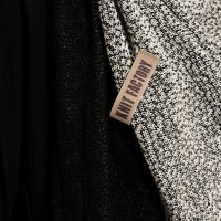 Knit Factory Ella Dreiecksschal Ecru Schwarz One Size Mix