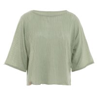 Knit Factory Jose Strickpullover Sage Green 36/42 Gestreift