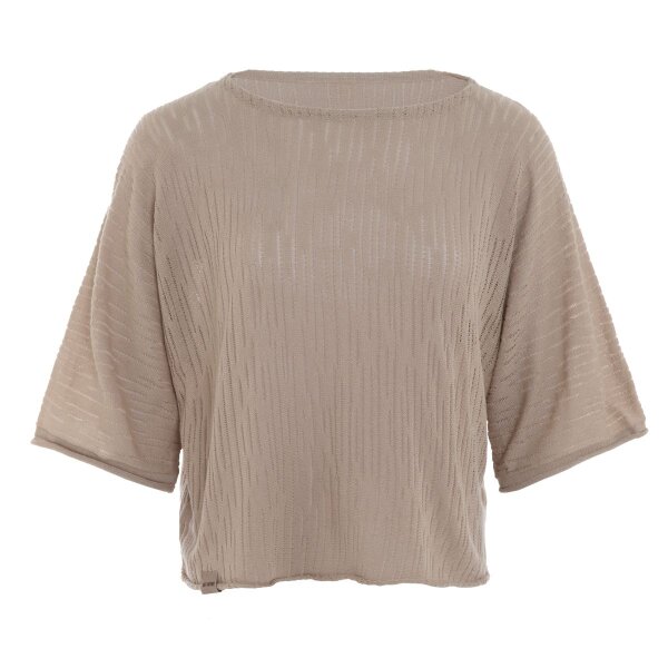 Knit Factory Jose Strickpullover Leinen 36/42 Gestreift