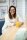 Knit Factory Isa Kurze Strickjacke Apricot 36/38 Gestreift