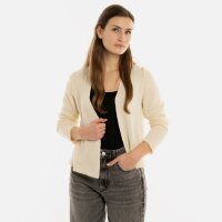 Knit Factory Ella Kurze Strickjacke Beige 40/42