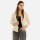 Knit Factory Ella Kurze Strickjacke Beige 40/42