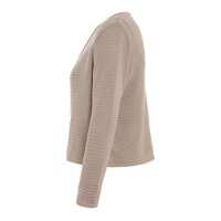 Knit Factory Isa Kurze Strickjacke Leinen 40/42 Gestreift