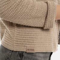 Knit Factory Isa Kurze Strickjacke Leinen 40/42 Gestreift