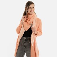 Knit Factory Ella Dreiecksschal Ecru Apricot One Size Mix