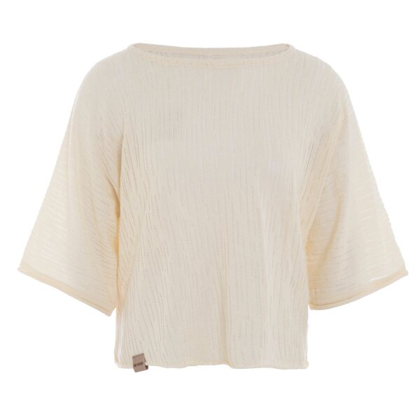 Knit Factory Jose Strickpullover Beige 36/42 Gestreift